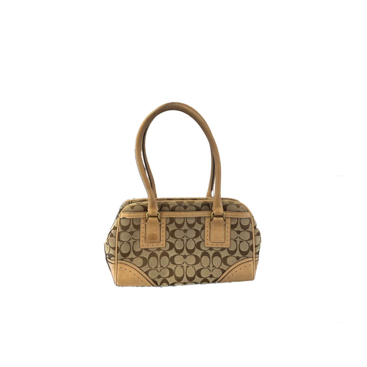 Coach Hampton Leather Shoulder Bag