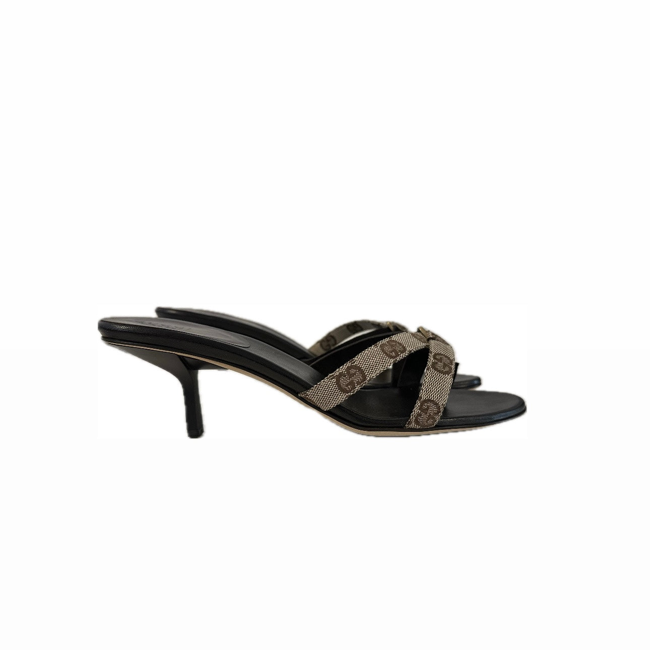 Gucci Monogram Thong Heels