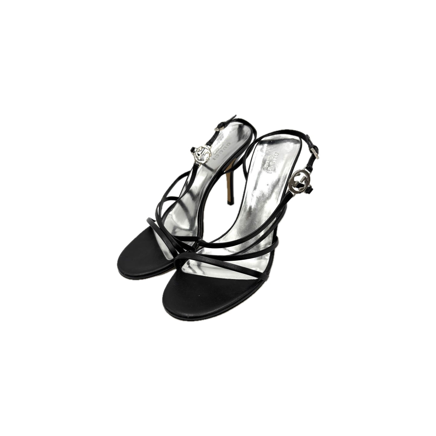 Gucci Interlocking G Strappy Heels