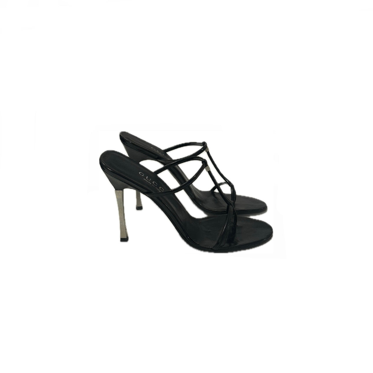 Gucci by Tom Ford Black Strap Heels