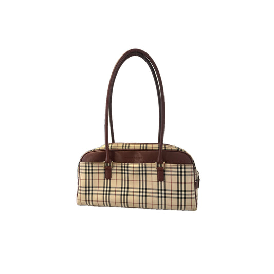 Burberry House Check Jacquard Bowler Bag