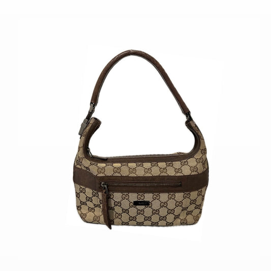 Gucci GG Canvas Front Zip Bag