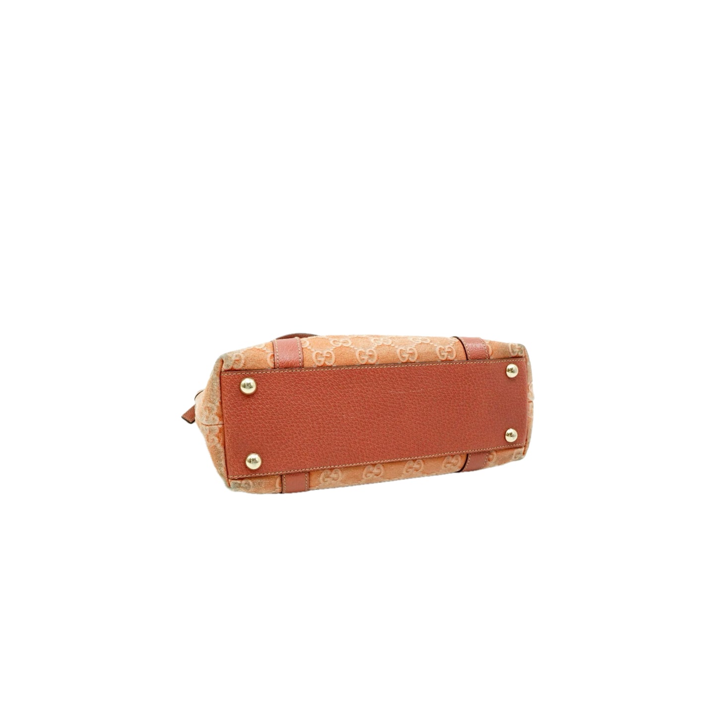 Gucci Abbey Suede Monogram Bag