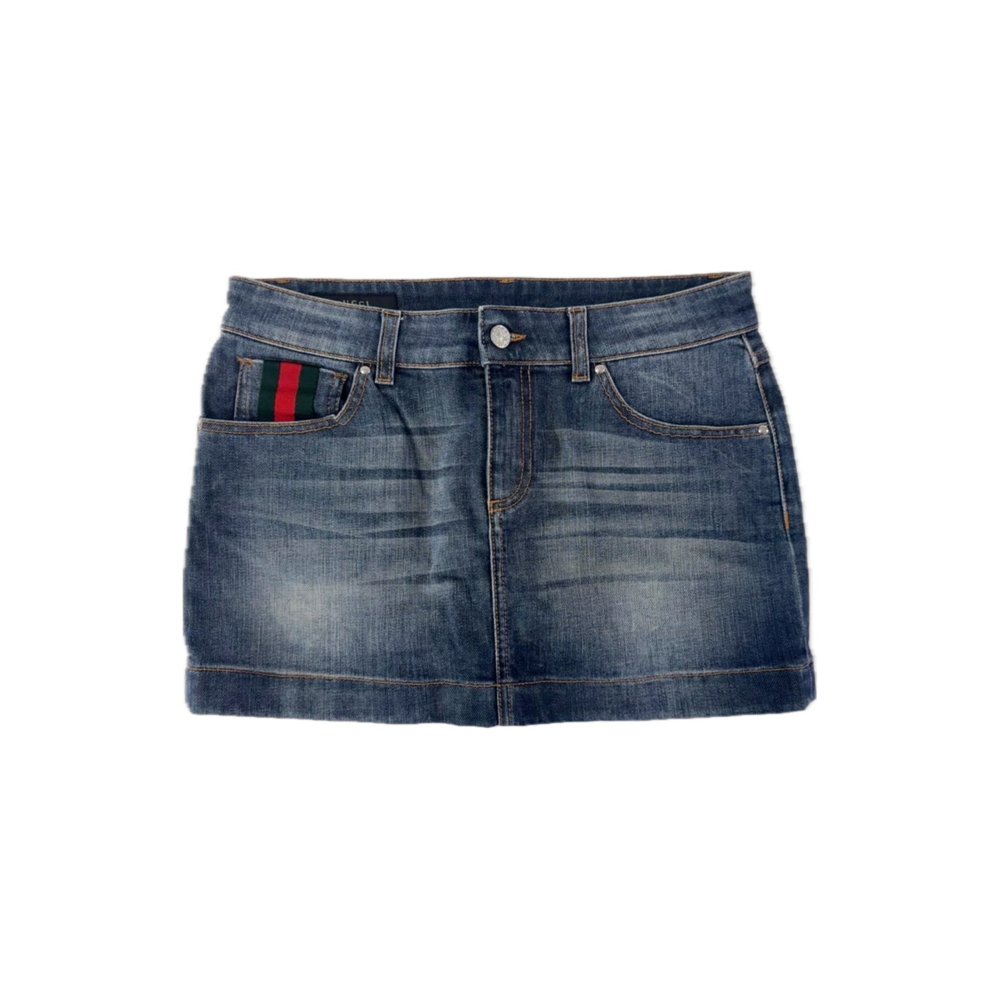 Gucci Denim Mini Skirt