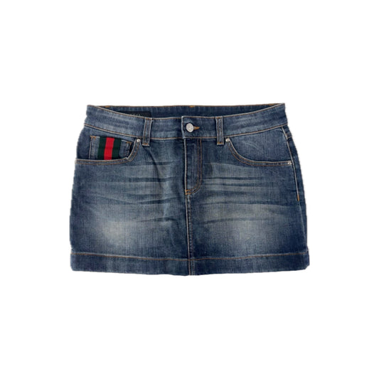 Gucci Denim Mini Skirt