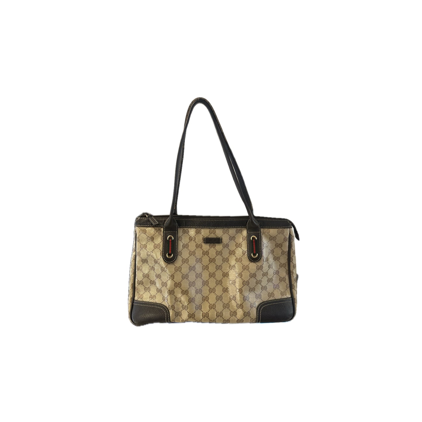 Gucci Crystal Shelly Handbag Tote Bag