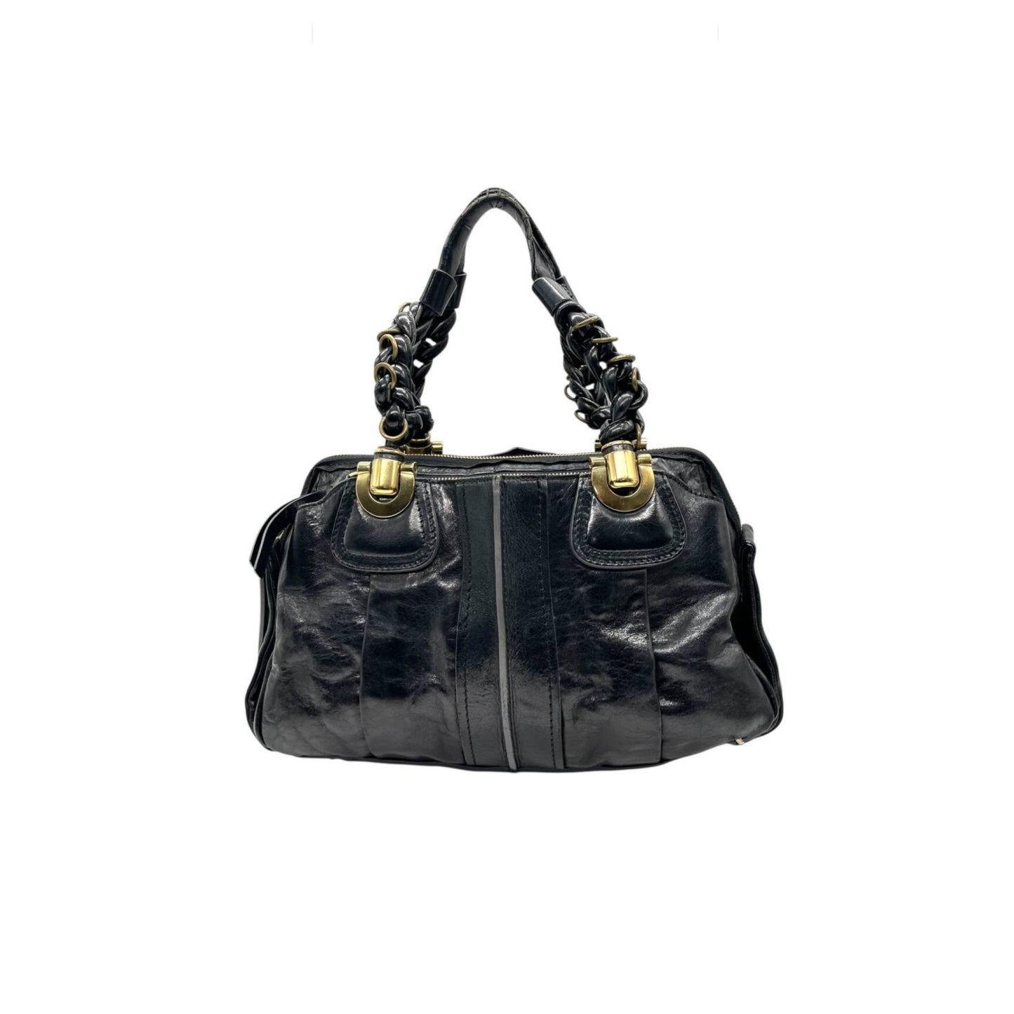 Chloé Black Leather Heloise Bag