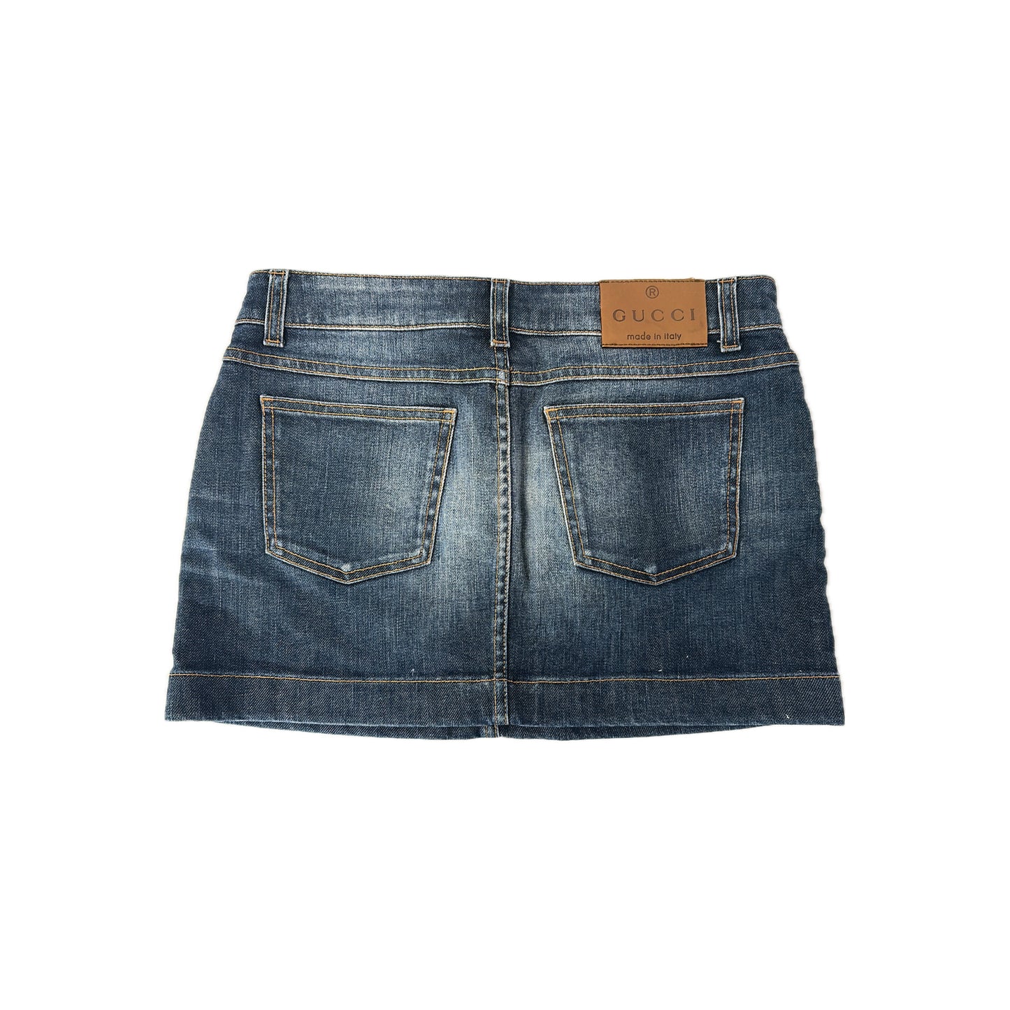 Gucci Denim Mini Skirt