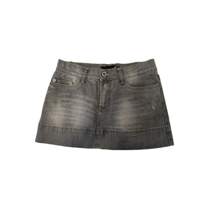 Just Cavalli Grey Denim Skirt